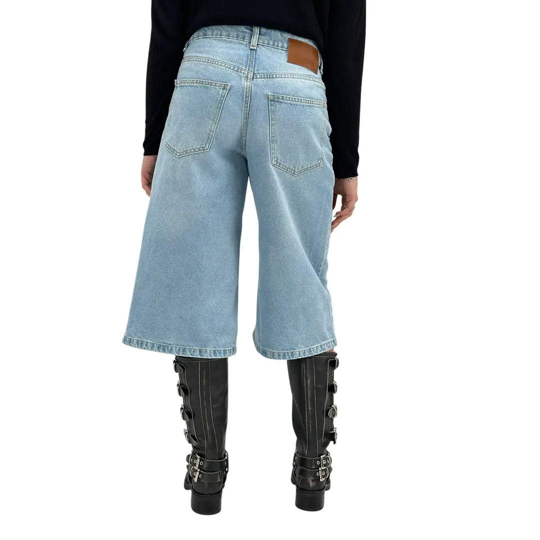 Kontatto, Bermuda, Donna, Denim, Blu