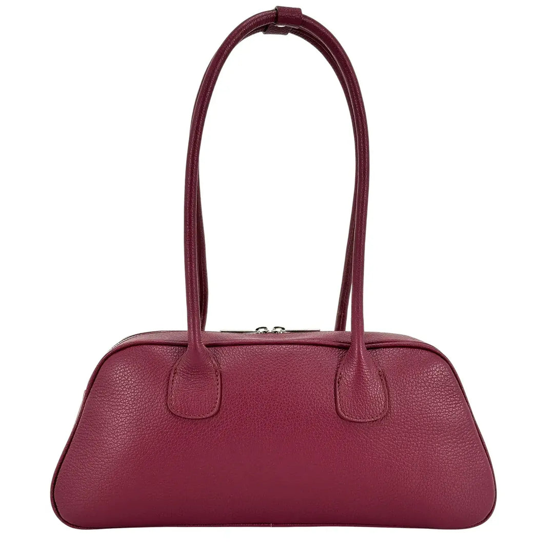 Bassini, Borsa, Donna, Sofia, Pelle, Bordeaux