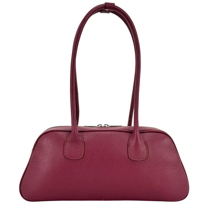 Bassini, Borsa, Donna, Sofia, Pelle, Bordeaux