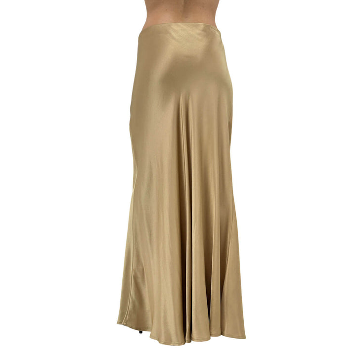 Ottod'Ame Gonna Donna, Modello Fluido, Viscosa, Beige