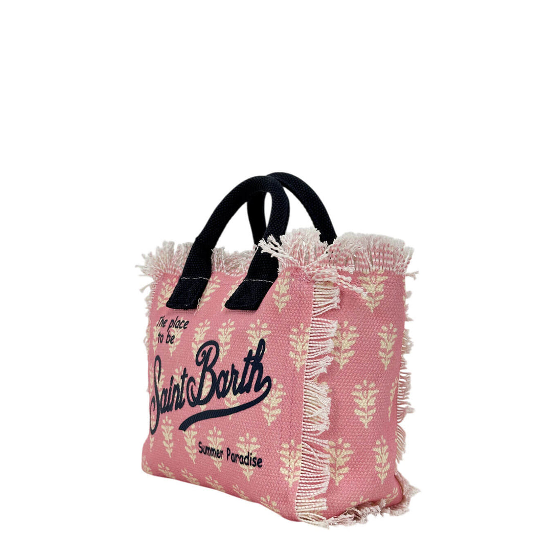 Mc2 Saint Barth Borsa Mini Vanity Donna, Tela di Cotone, Fantasia