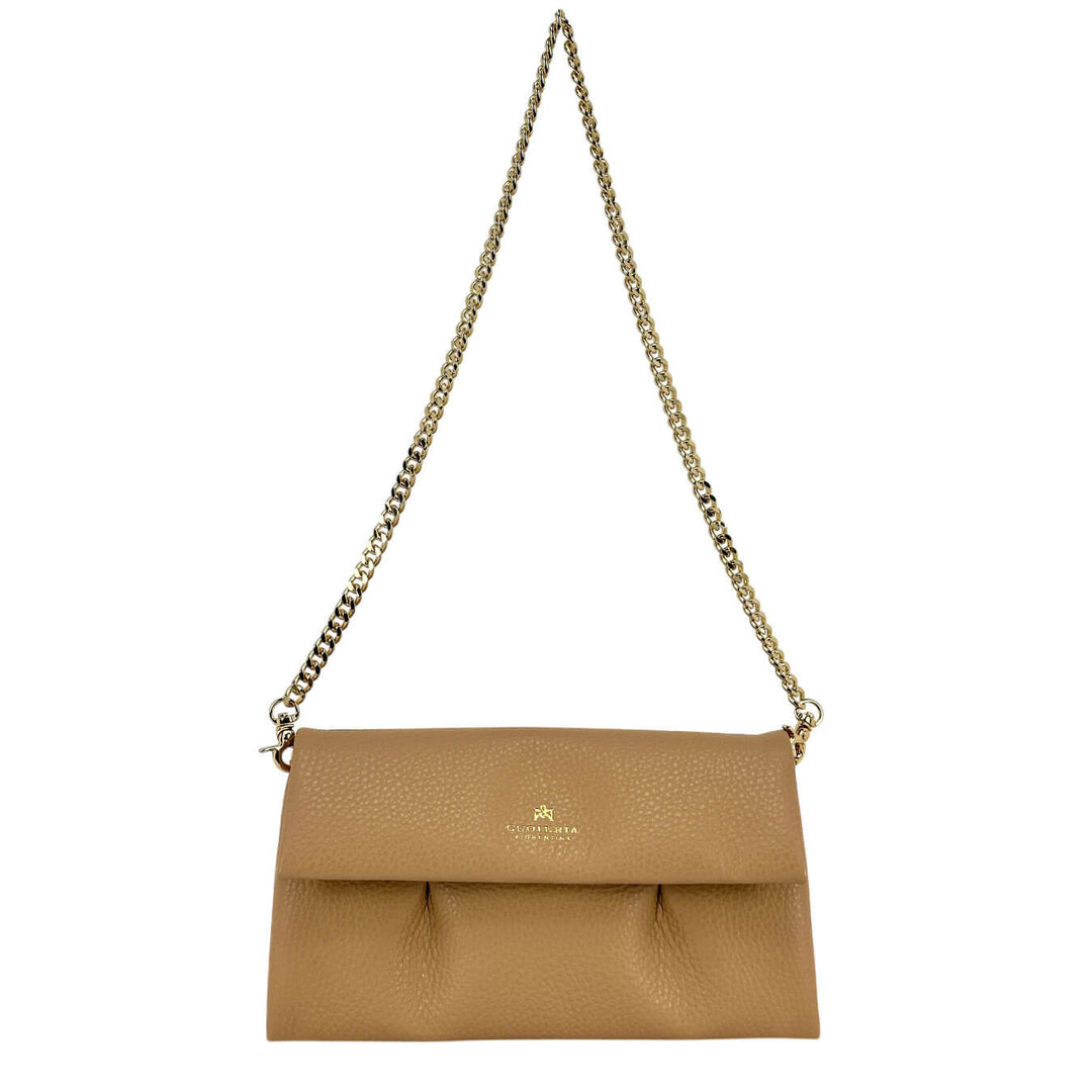 Cuoieria Fiorentina Candy Borsa Donna Spalla, Pelle, Beige