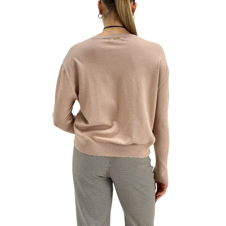 Koralline, Maglia, Donna, Tessuto Misto, Avorio