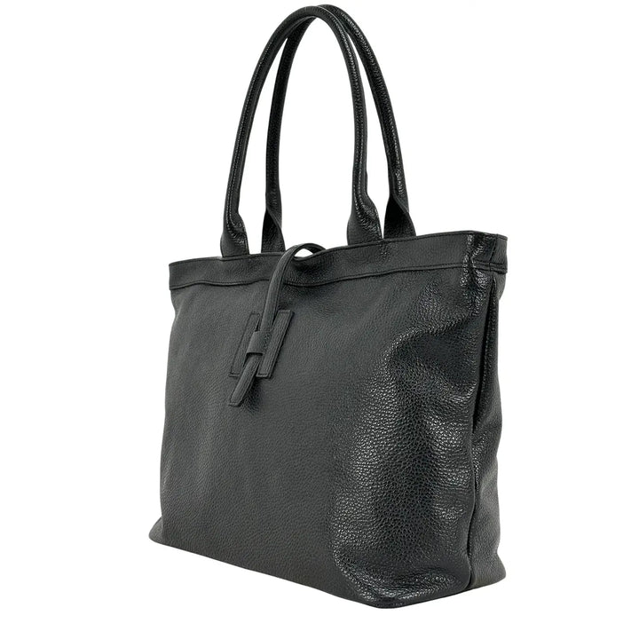 Bassini, Borsa, Donna, Ginevra, Pelle, Nero