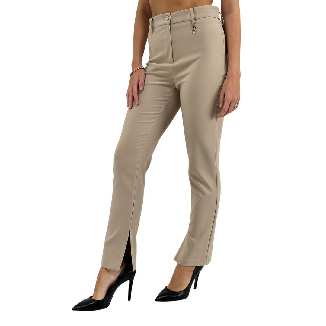 Relish, Pantaloni, Donna, Cisalina, Poliestere, Beige