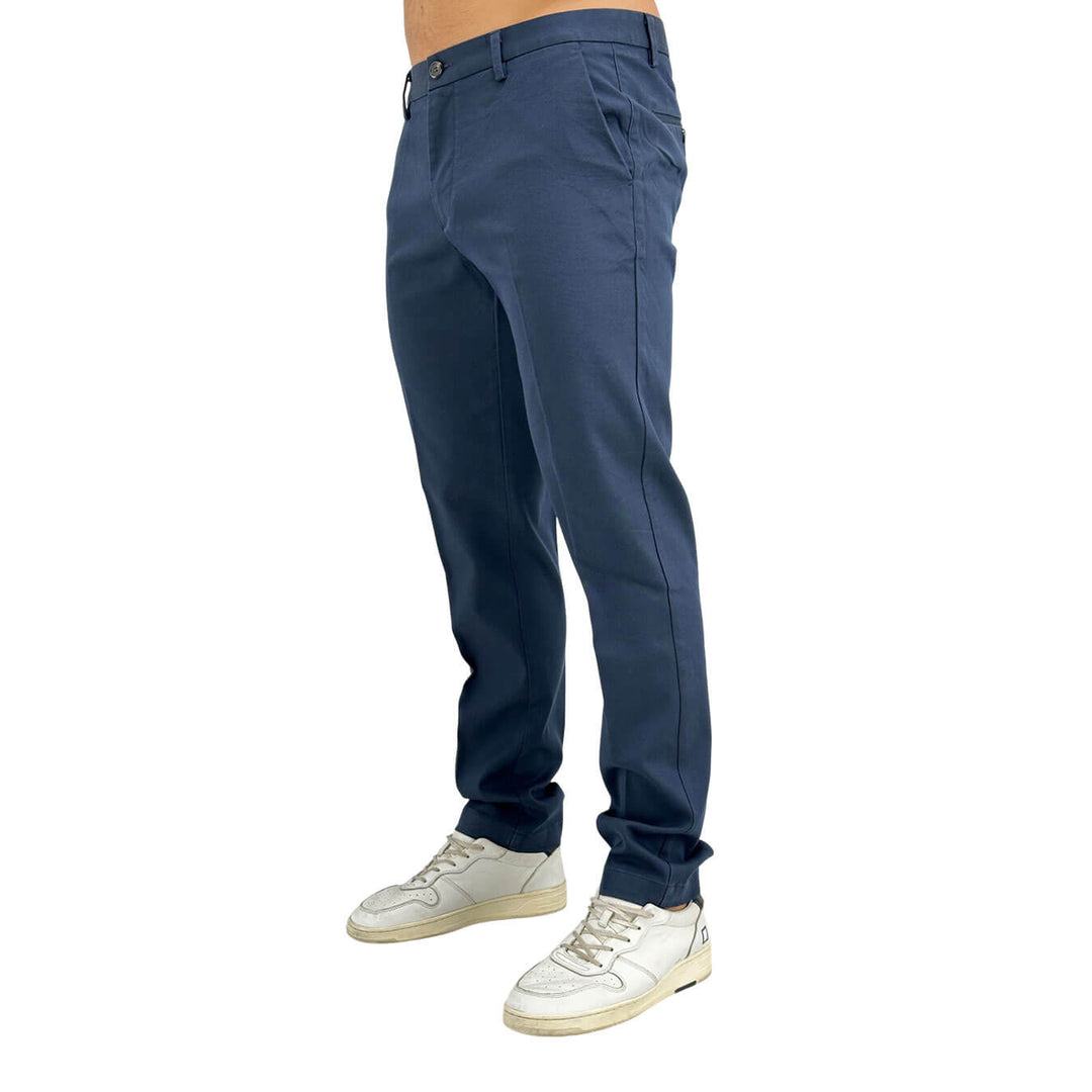 Markup, Pantaloni, Uomo, Regular, Cotone, Blu