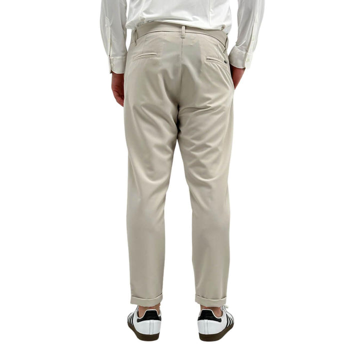 Imperial Pantaloni Uomo, Chino, Regular Fit, Tessuto Misto, Beige