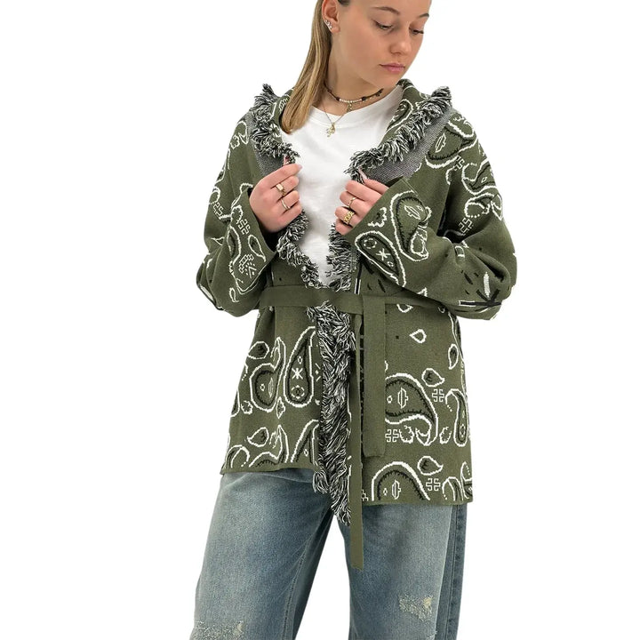 Kontatto, Giacca, Donna, Fantasia, Verde