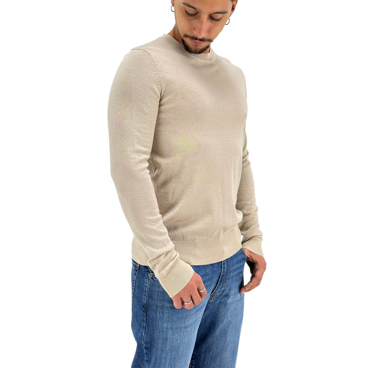 Markup, Maglia, Uomo. Merinos, Beige