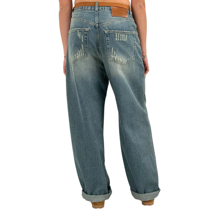 Kontatto, Jeans, Donna, Boyfriend, Blu