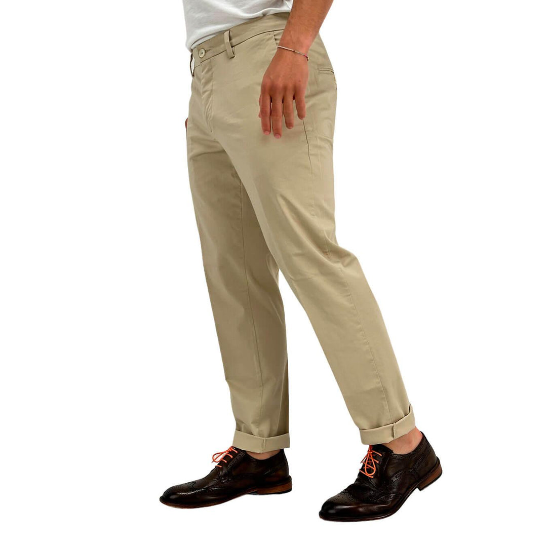 MarKup Pantaloni Uomo Regular, Cropped Pima, Misto Cotone, bassiniboutique.it