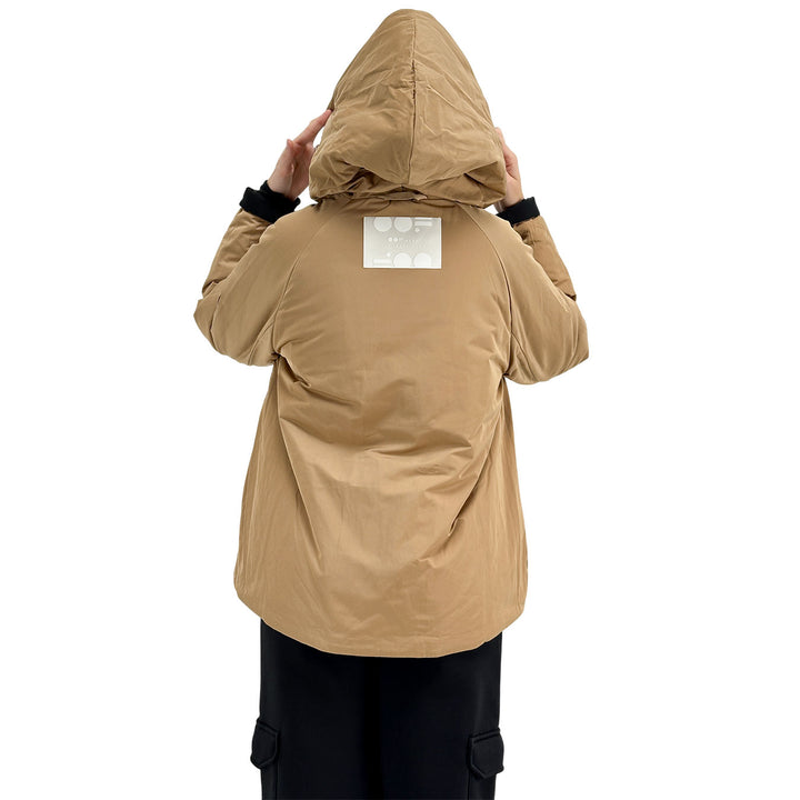 Oof Wear, Giubbotto Double, Donna, Nero-Beige