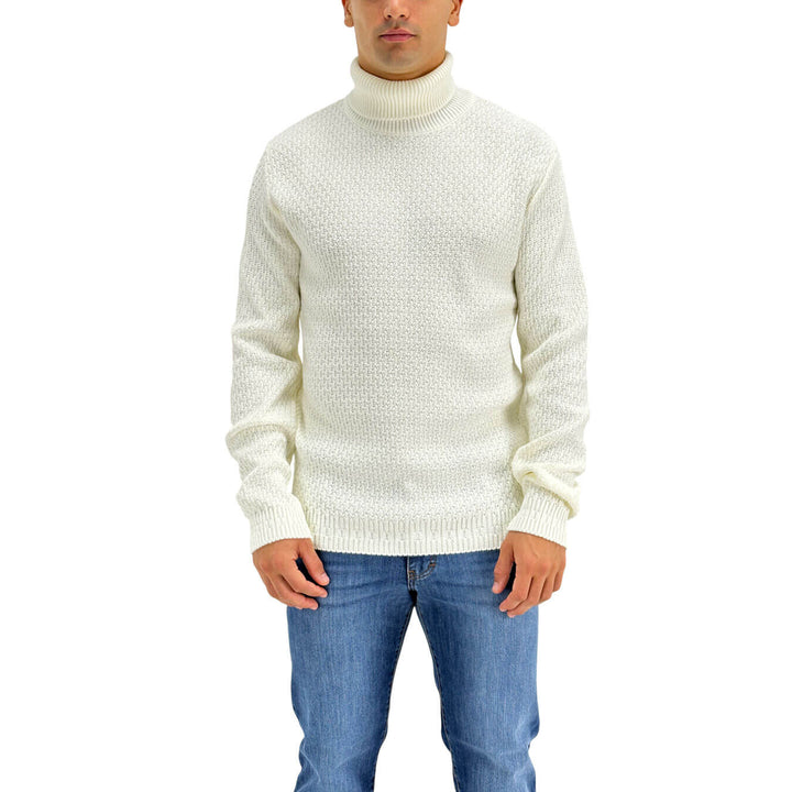 BL.11, Maglia, Uomo, Acrilico, Bianco