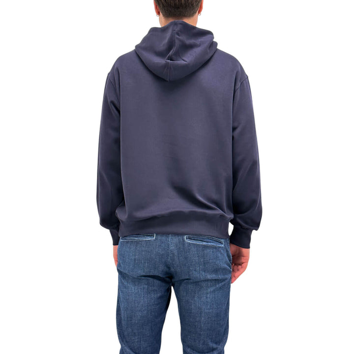 Imperial Felpa Basic Uomo, Cappuccio, Cotone Misto, Blu