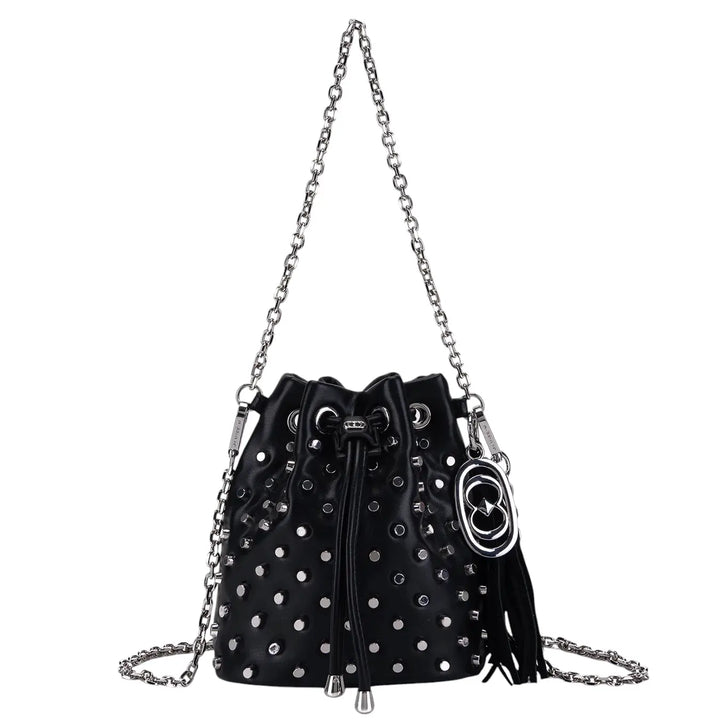 La Carrie, Secchiello, Donna, Ecopelle, Nero