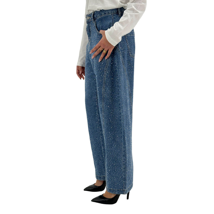 Tensione In, Jeans, Donna, Strass, Cotone