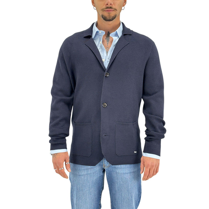 Markup, Maglia Giacca, Tessuto Misto, Blu