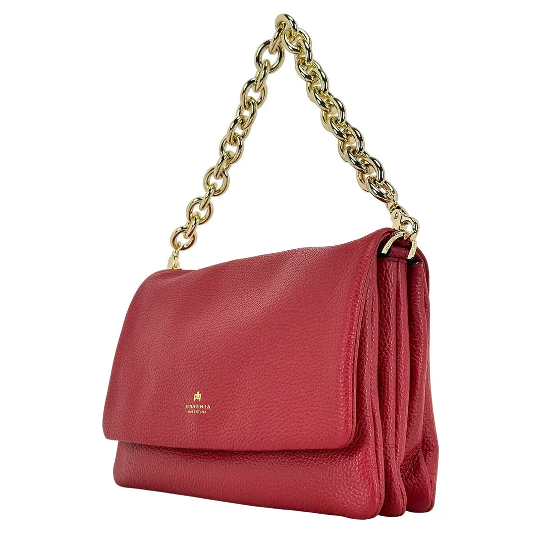 Cuoieria Fiorentina, Borsa, Donna, Pelle, Rosso