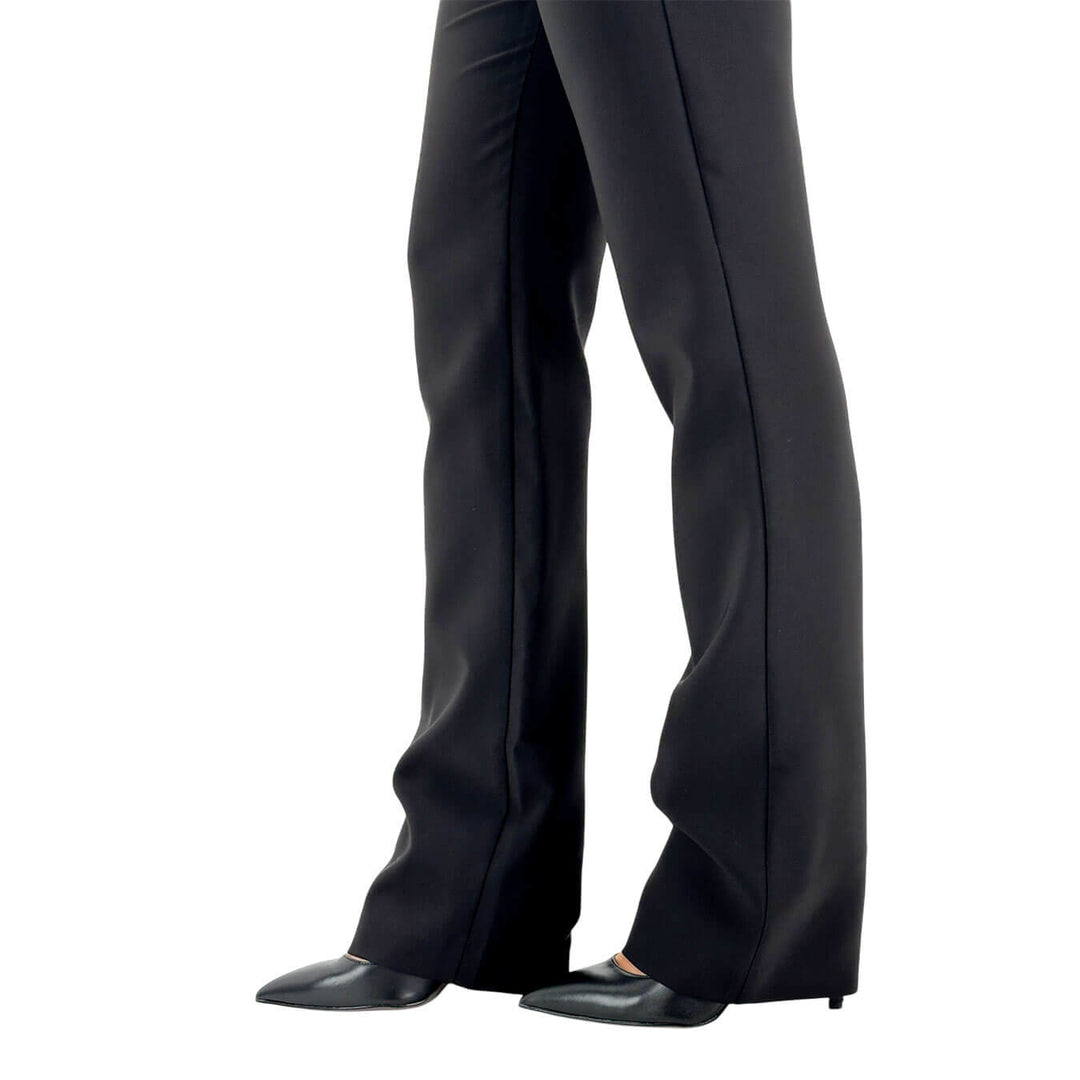 Relish, Pantaloni, Donna Cloes, Vita Alta, Poliestere, Nero
