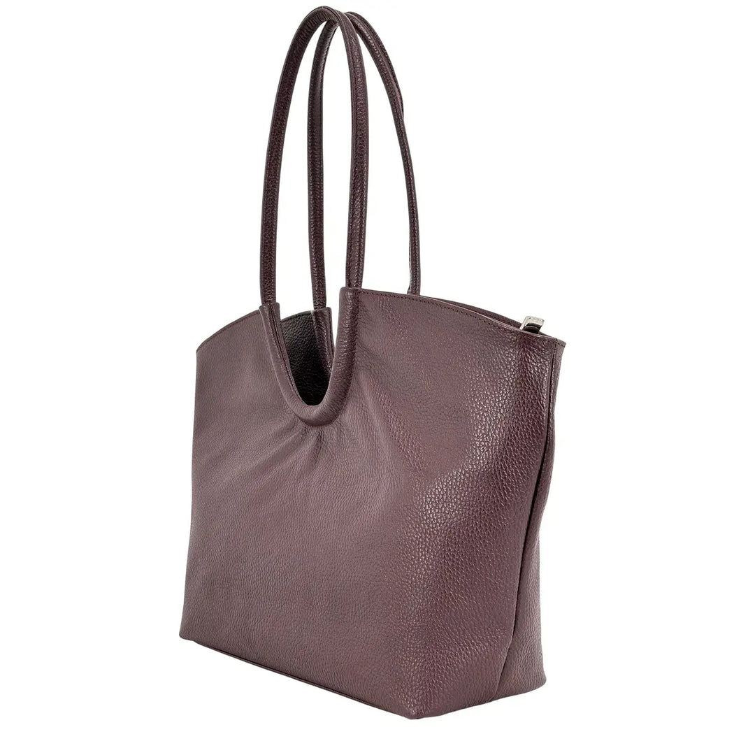 Bassini, Borsa, Donna, Emma, Pelle, Bordeaux