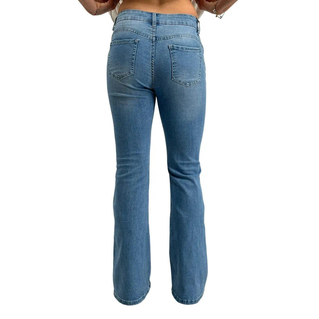 Bassini, Jeans, Donna, Cotone, Blu