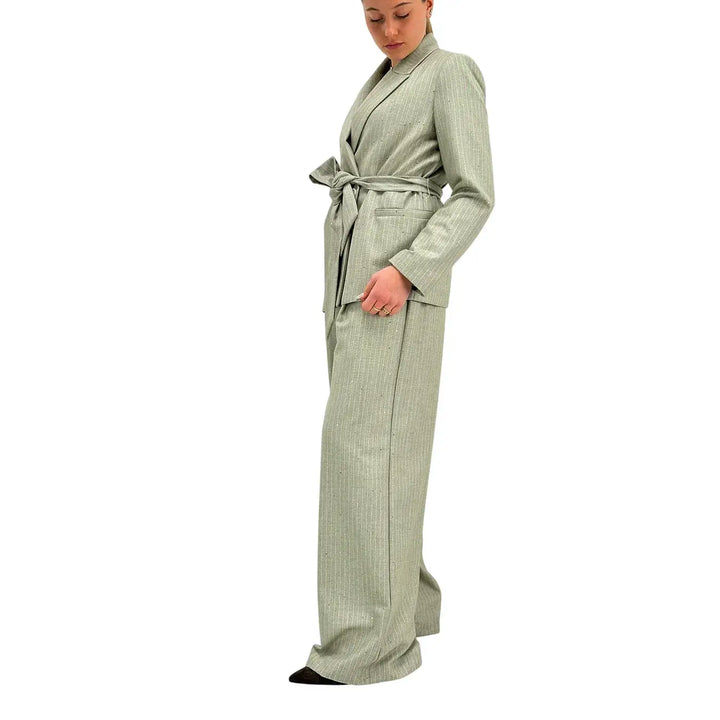 Kontatto, Giacca, Donna, Tessuto Misto, Kaki