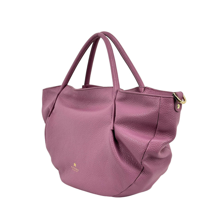 Cuoieria Fiorentina Candy Borsa Donna, A Mano, Pelle, Rosa