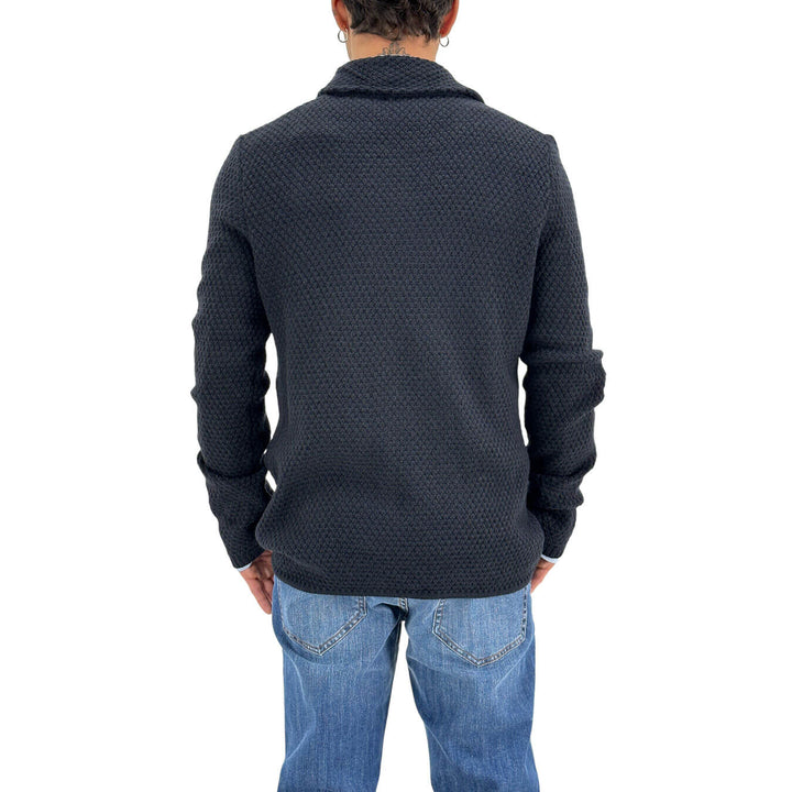 Markup, Blazer Maglia, Uomo, Tessuto Misto, Blu