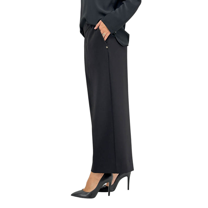 Ottod'Ame, Pantaloni, Donna, Sofia, Poliestere, Nero