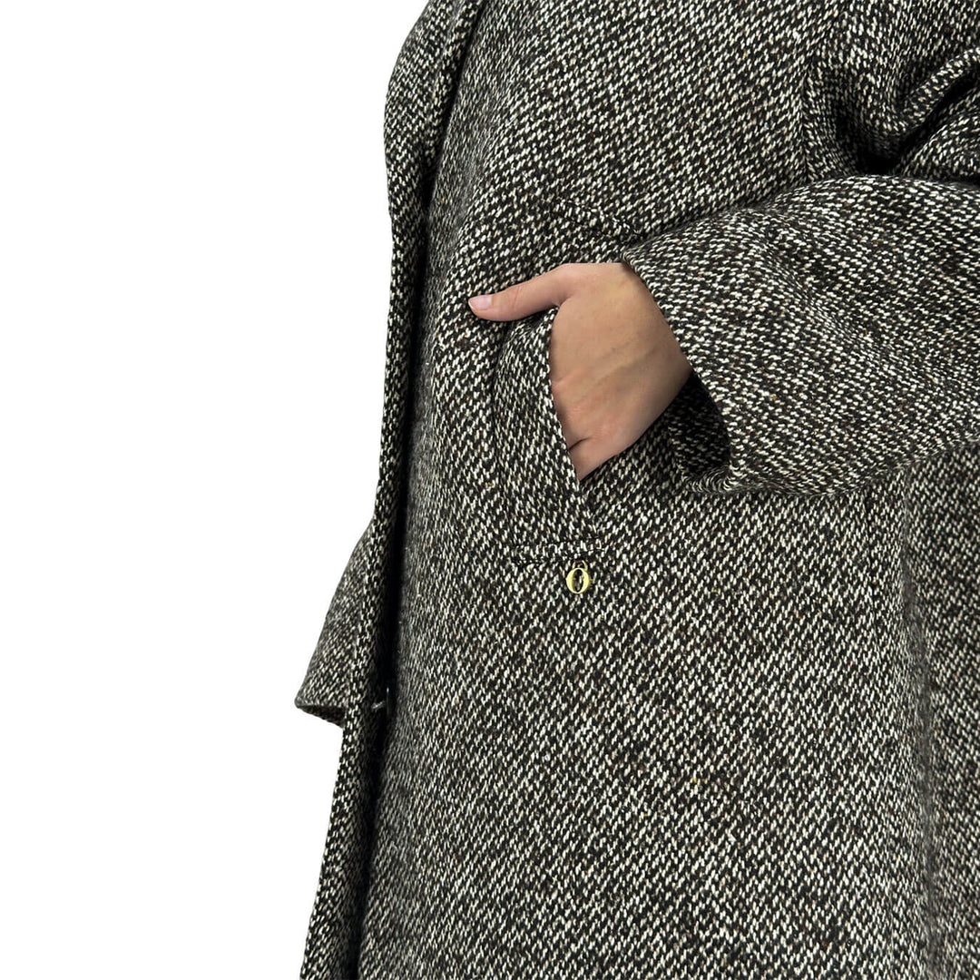 Ottod'Ame, Cappotto, Donna, Tessuto Misto, Marrone