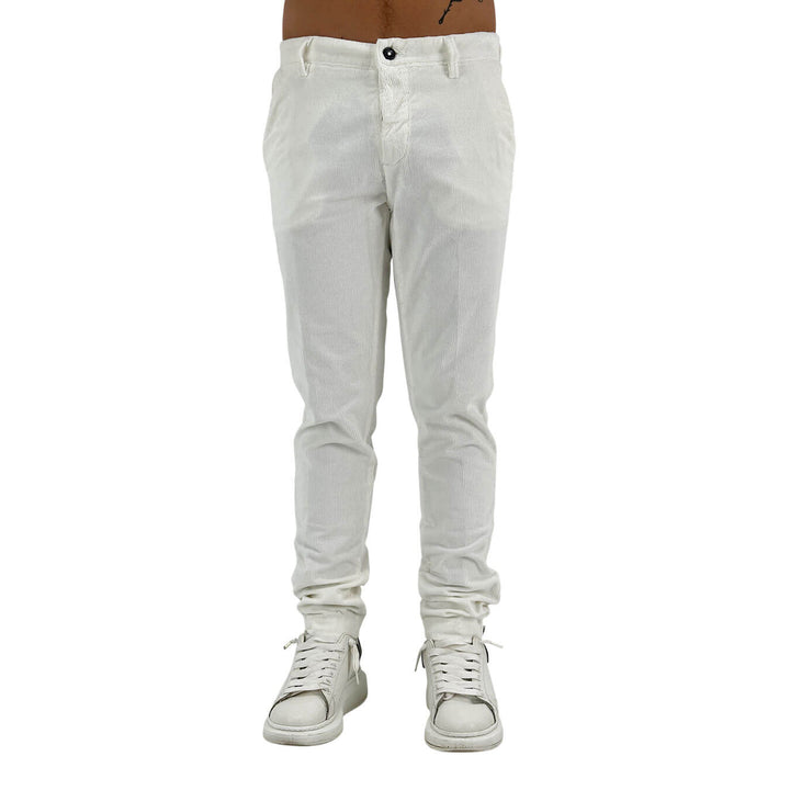 Markup, Pantaloni, Uomo, Cotone, Bianco