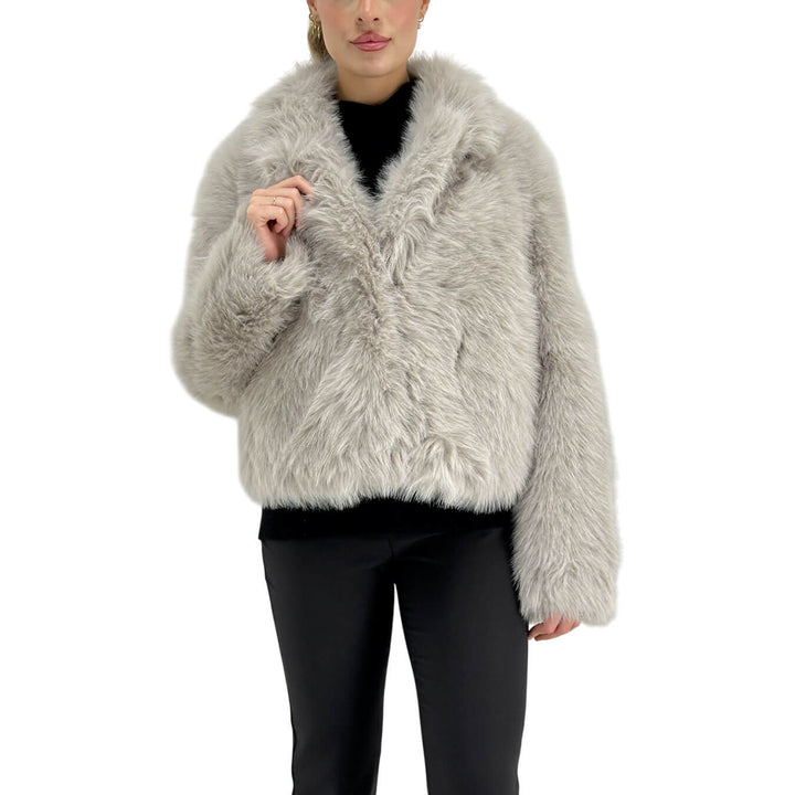 Relish, Ecopelliccia, Donna, Poliestere, Grigio