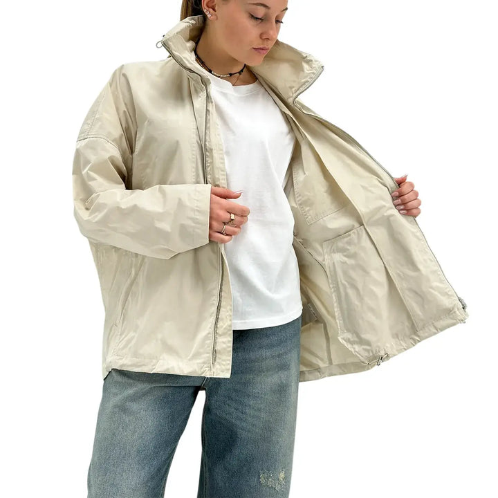 Oof Wear, Giubbotto, Donna, Tessuto Memory, Avorio