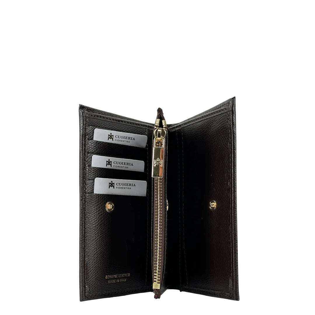 Cuoieria Fiorentina, Portafogli, Donna, Pelle, Moro