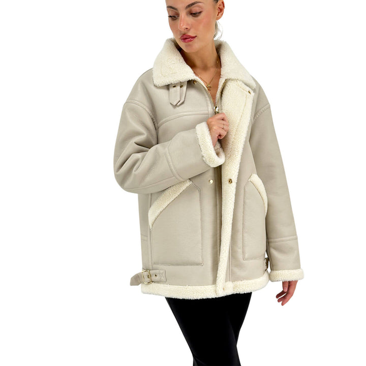 Relish, Montone, Florence, Donna, Poliestere, Beige