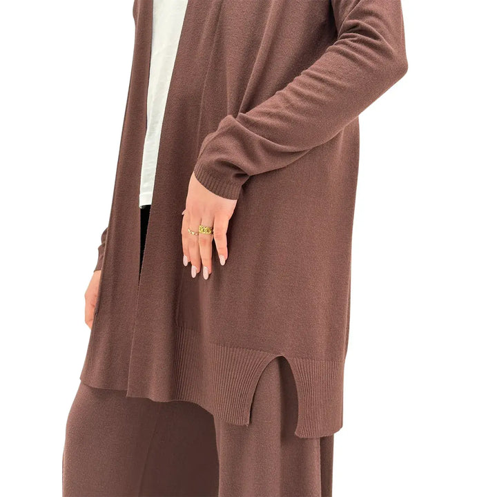 Kontatto, Cardigan , Donna, Tessuto Misto, Marrone