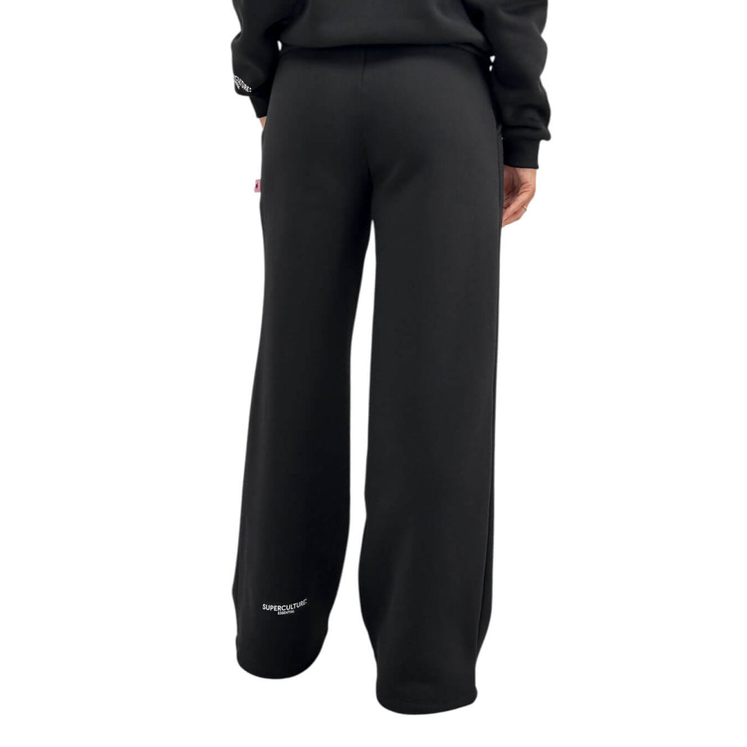 Superculture, Pantaloni, Donna, Demi, Cotone, Nero
