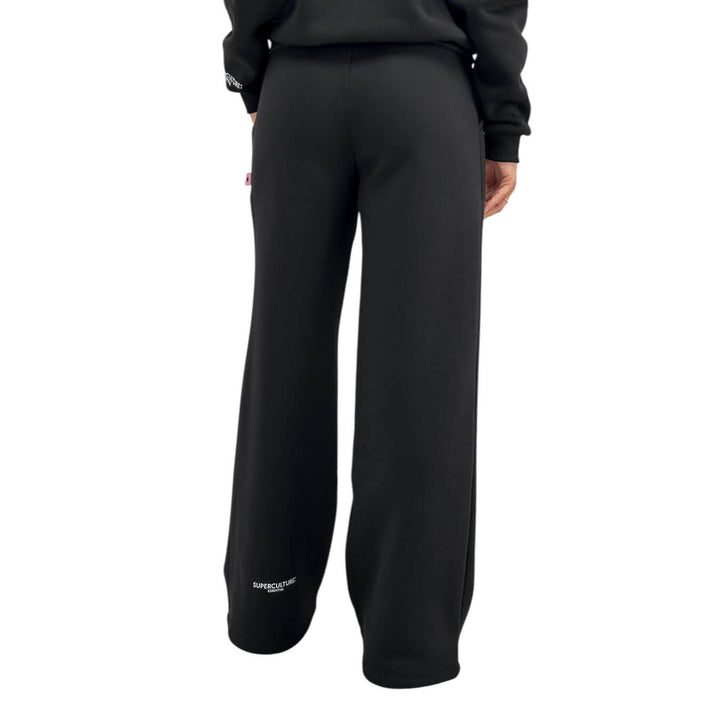 Superculture, Pantaloni, Donna, Demi, Cotone, Nero