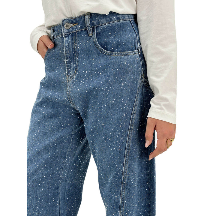 Tensione In, Jeans, Donna, Strass, Cotone