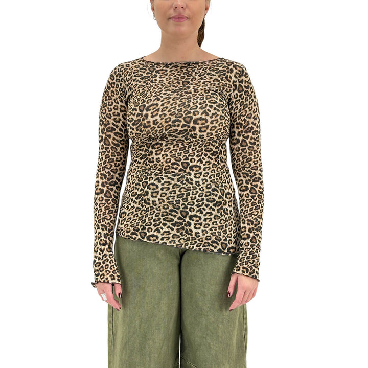 Motel, T-Shirt, Donna, Tessuto Misto, Maculato