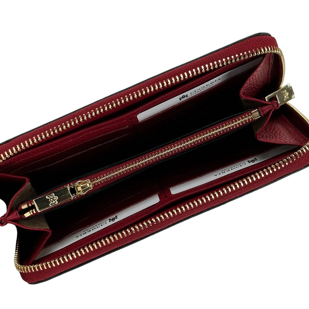 Cuoieria Fiorentina, Portafogli, Donna, Pelle, Rosso