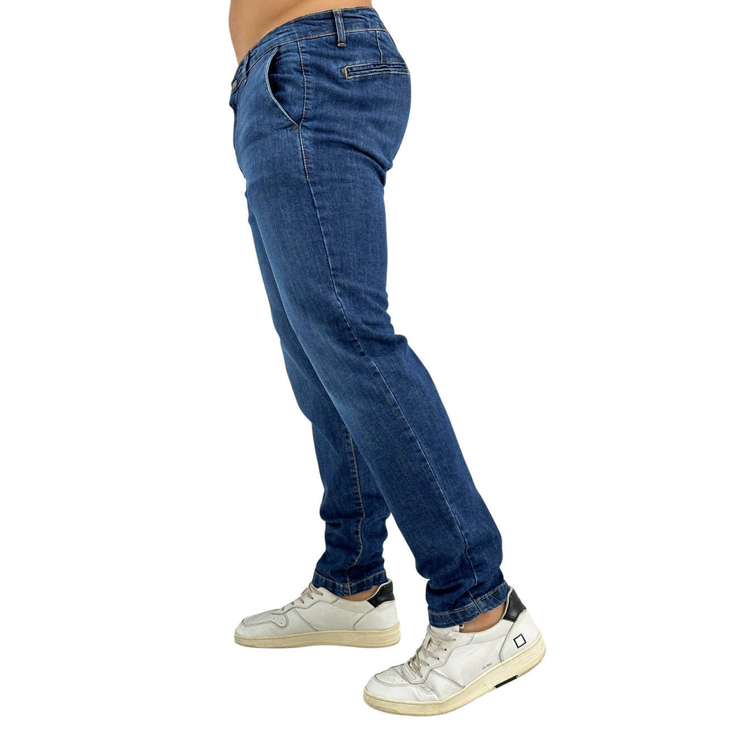 Moro, Jeans, Uomo, Cotone, Blu