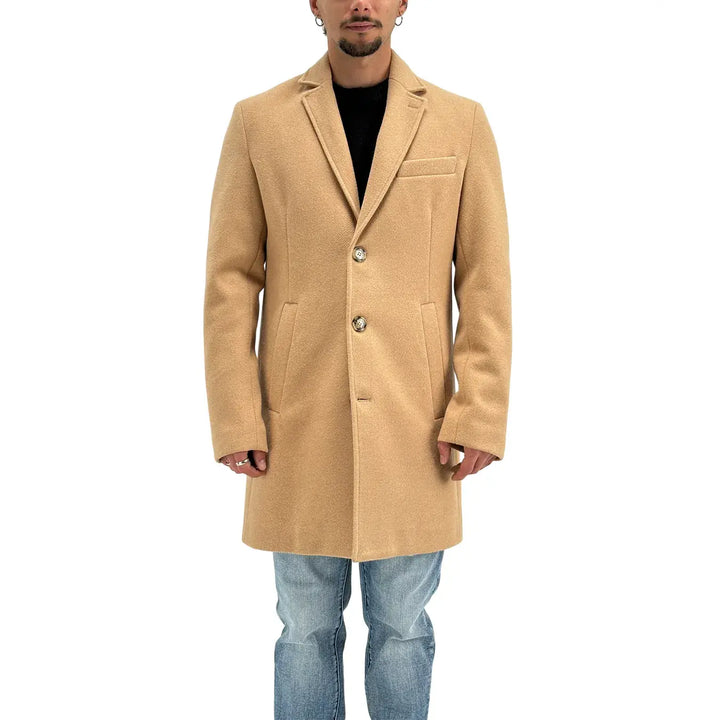 BL.11 Block Eleven, Cappotto, Monopetto, Uomo, Beige