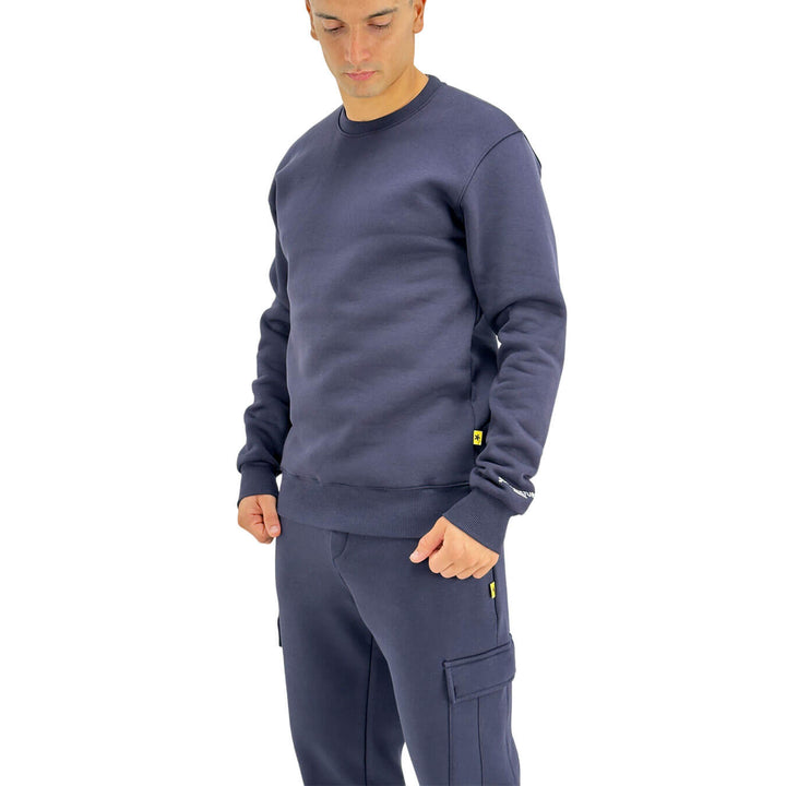 Superculture, Felpa, Uomo, Cotone, Blu