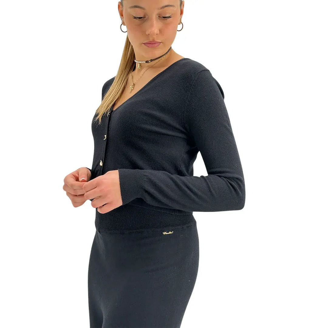 Koralline, Twinset, Donna, Tessuto Misto, Nero