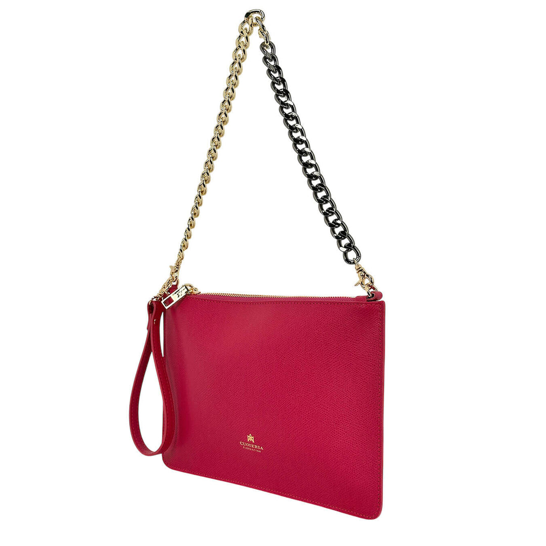 Cuoieria Fiorentina Alice Borsa Donna, Tracolla, Pochette, Rosso