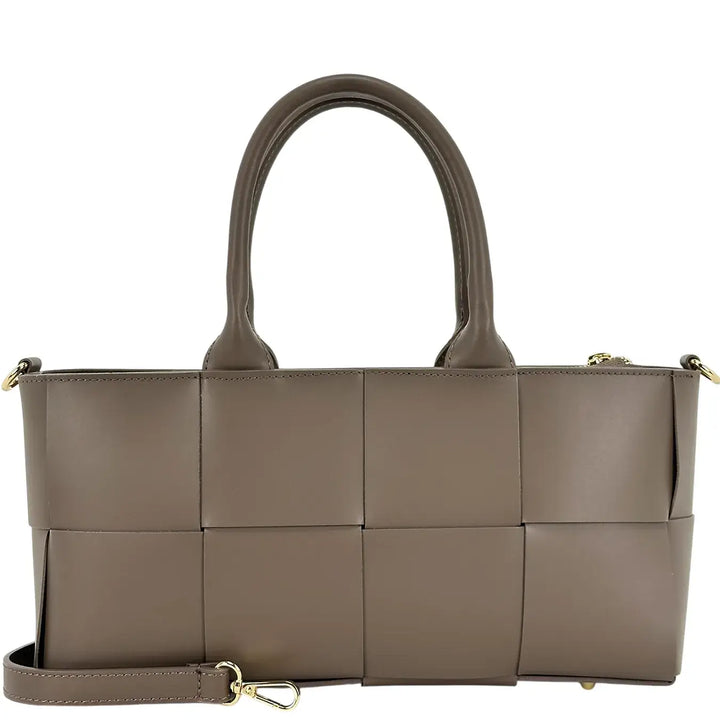 Bassini, Borsa, Donna, Greta, Pelle, Grigio