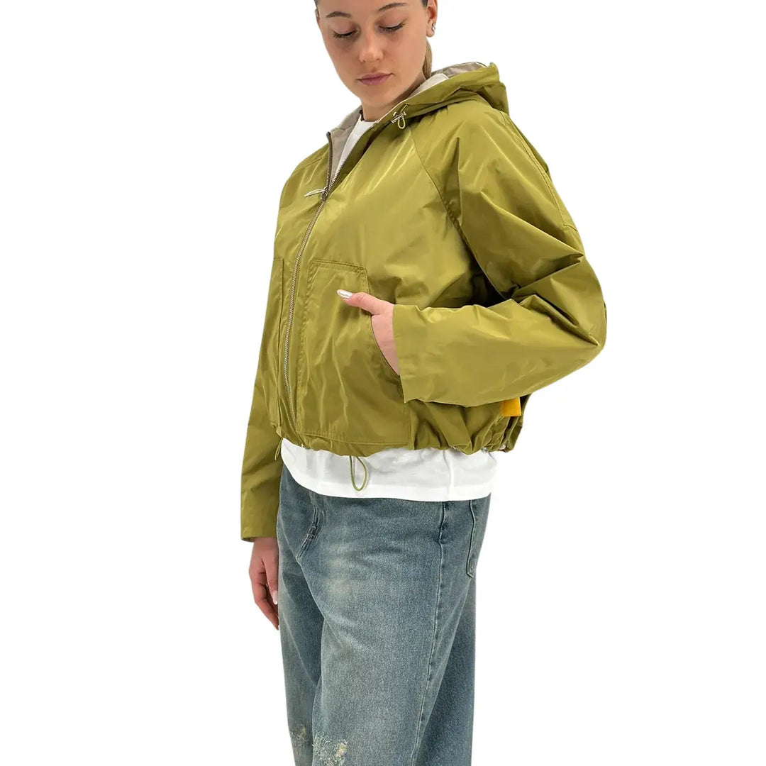 Oof Wear, Giacca, Donna, Double Face, Brunish Gold e Bone White