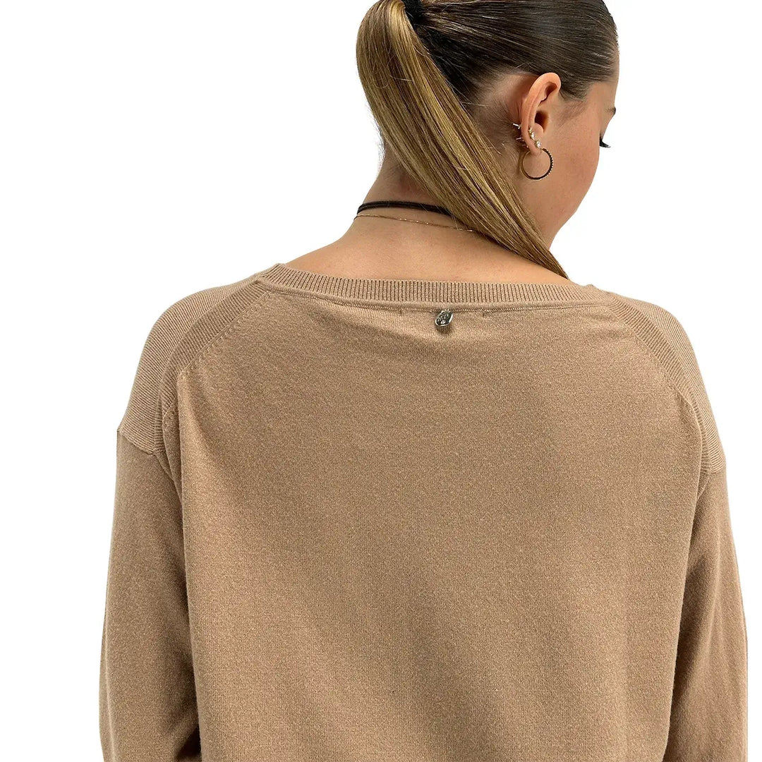 Markup, Maglia, Donna, Tessuto Misto, Beige