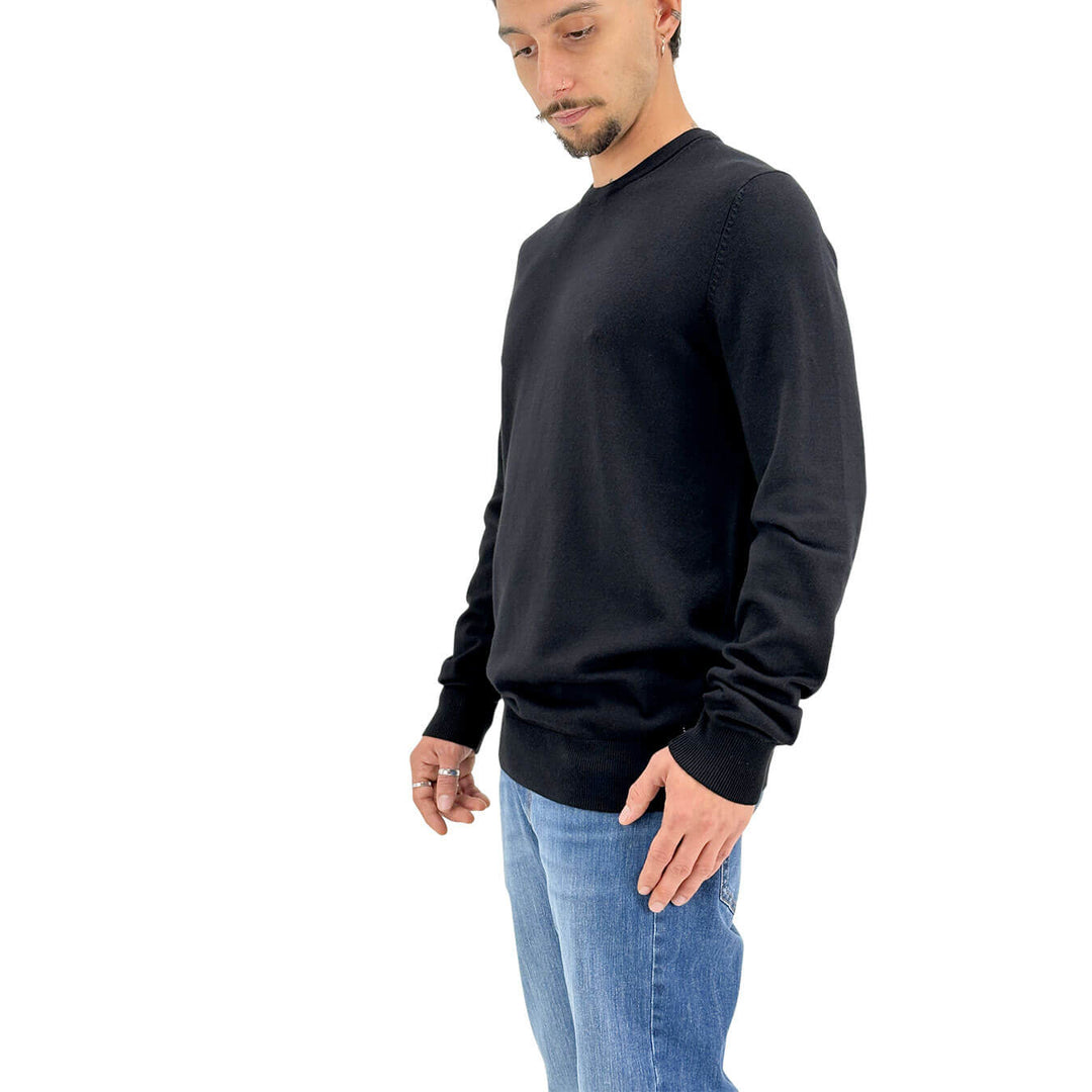 Markup, Maglia, Uomo, Viscosa, Nero